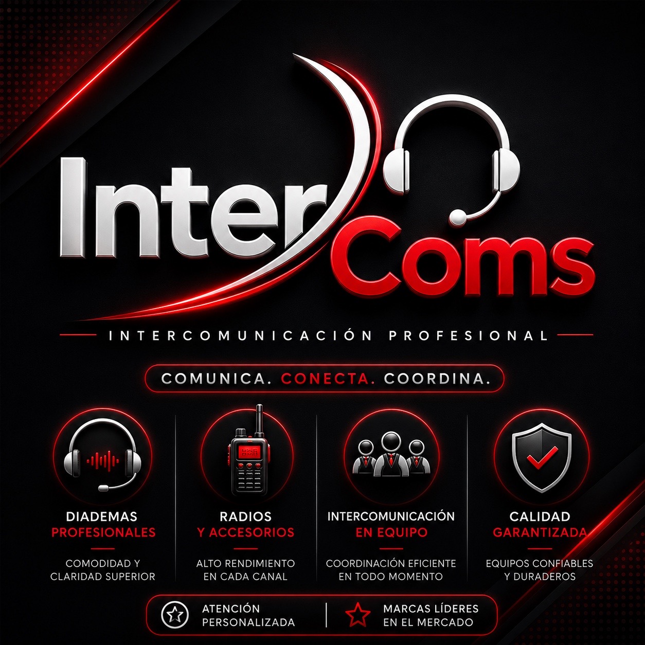 Intercomunicación profesional y radios